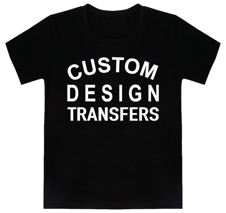 Custom Design Iron on Transfer Tshirt Glitter Vinyl Etsy UK