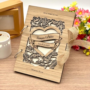 Our Story So Far Scrapbook, A5 Memory Book Gift, Couples Photo Scrap Book for Valentines Day, Anniversary