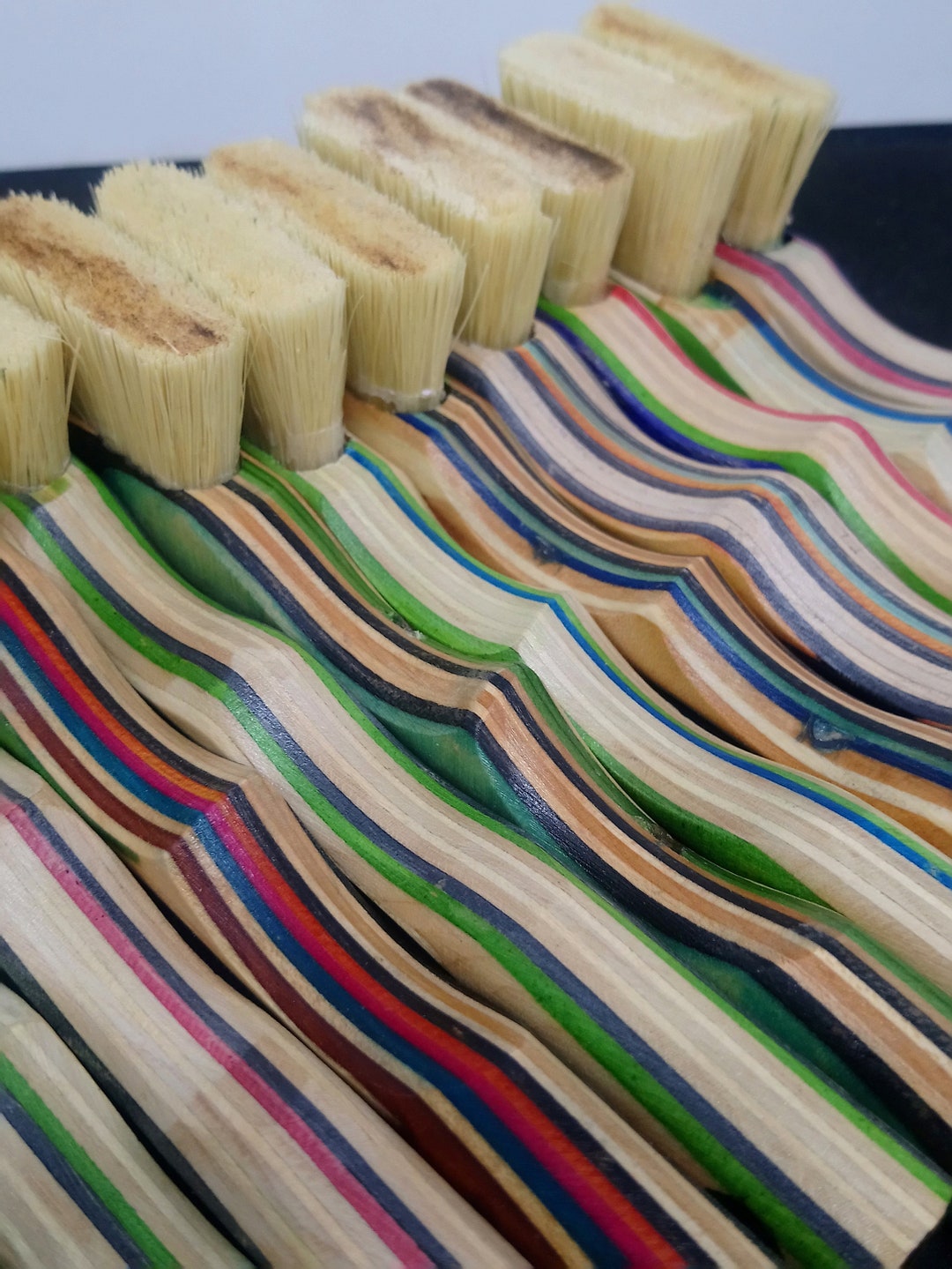 Mini Recycled Skateboard Vegan Climbing Brush Etsy Canada