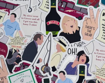 Paquete de pegatinas de Gavin & Stacey / Serie británica divertida, frases populares