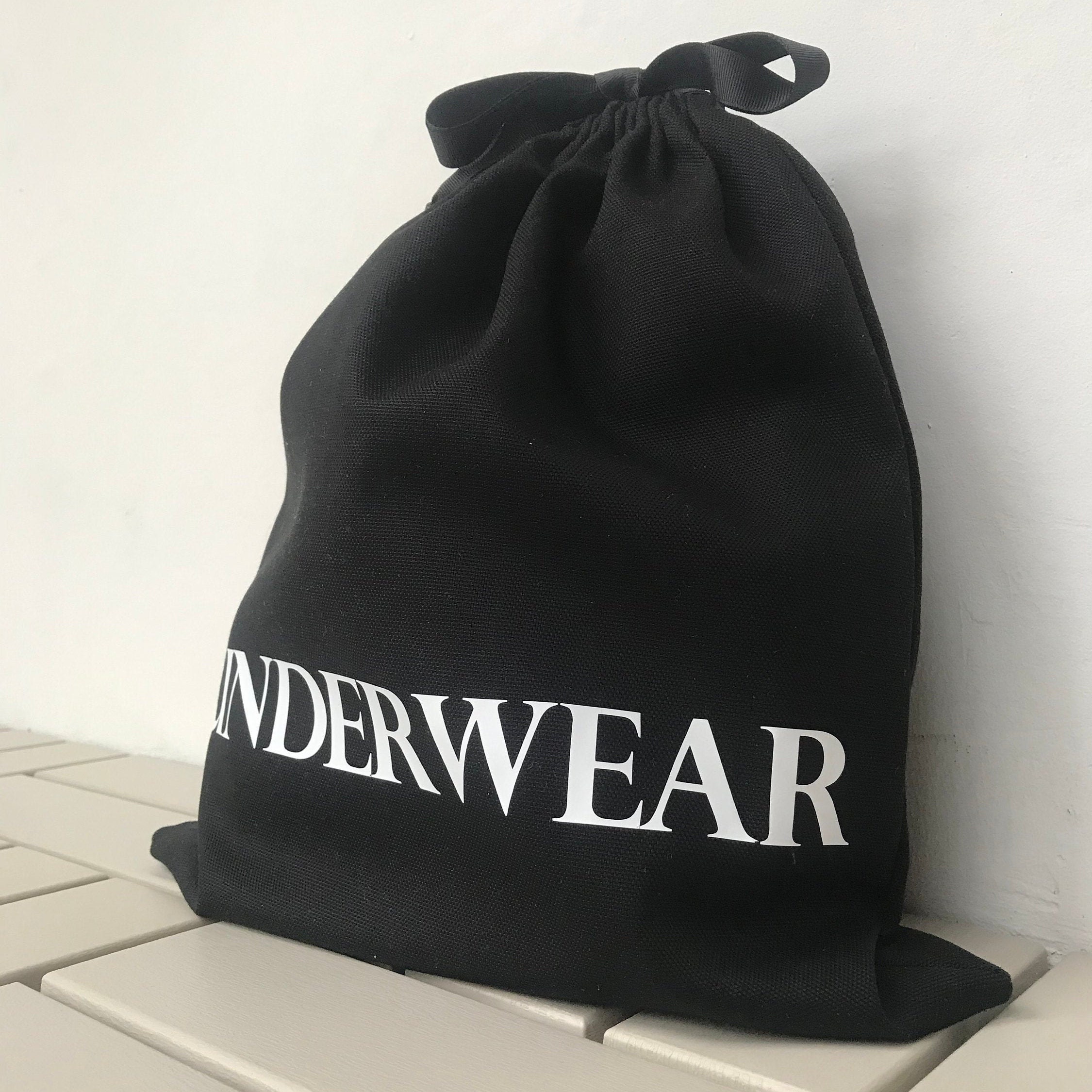 UNDERWEAR Bag. Travel Bag. Cotton Bag. Personalized Bag. Etsy UK