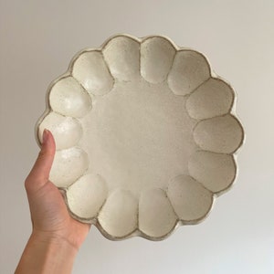 Hand-Made Ceramic Rinka Flower Bowl | Kaneko Kohyo Porcelain Collection - Made in Japan - White/Ivory