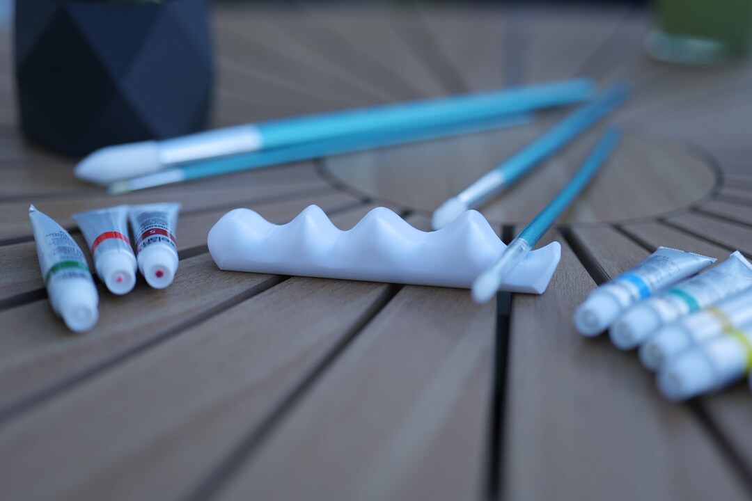 Paint Brush Rest for Artists 3d-printed - Etsy