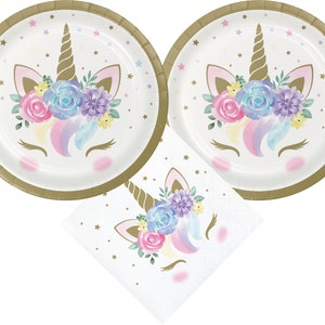 Unicorn Party Supplies Pack zdjęcie 5