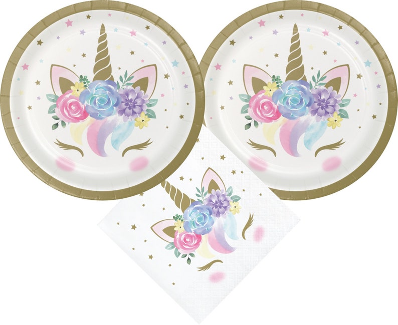 Unicorn Party Supplies Pack zdjęcie 5