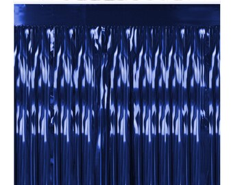 Beistle 1-Ply Metallic Fringe Drape - 10ft