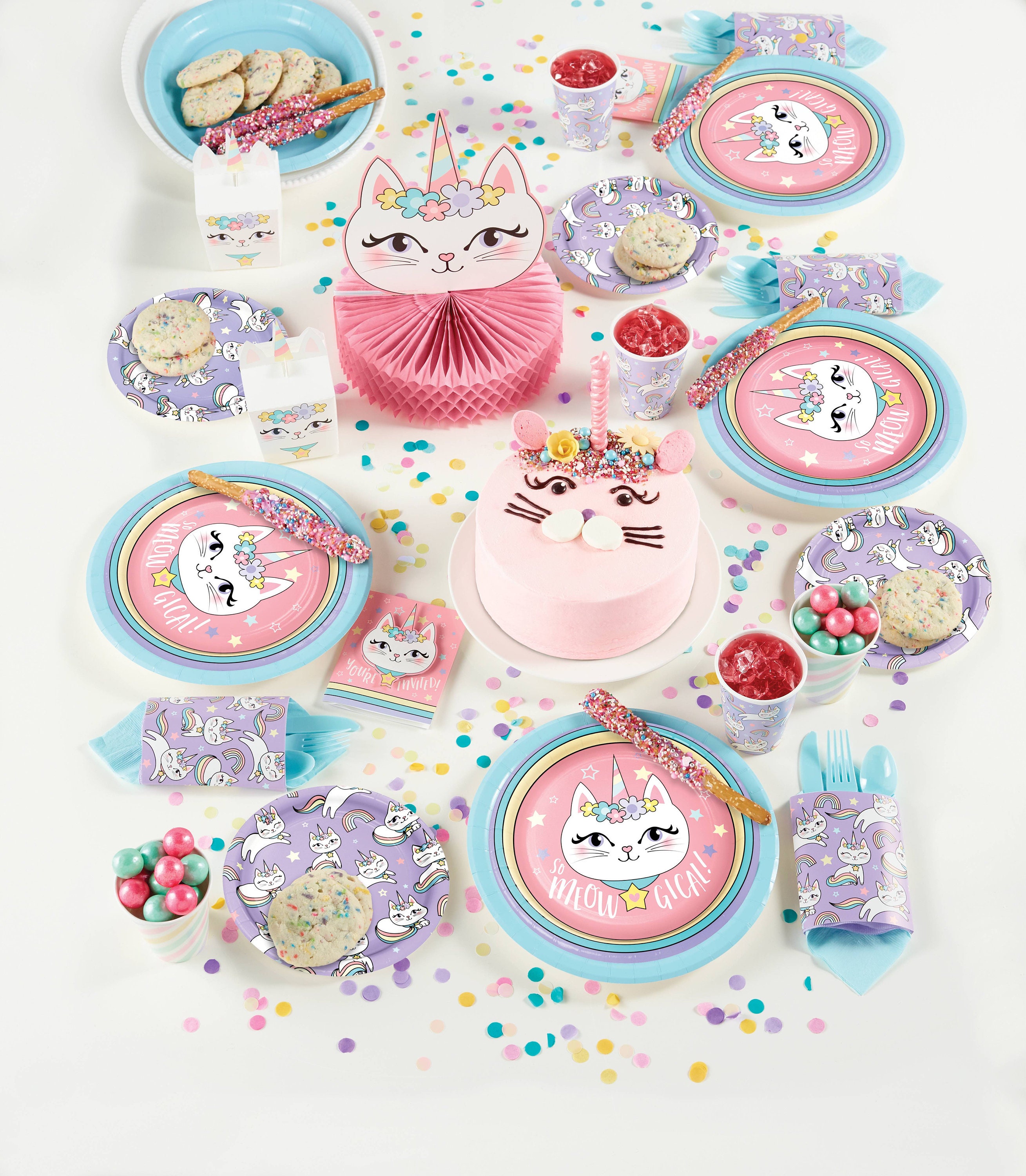  Bluey Party Supplies Pack Serves 16: 9 Plates Luncheon Napkins  Cups and Table Cover with Birthday Candles (Bundle for 16) : Everything Else