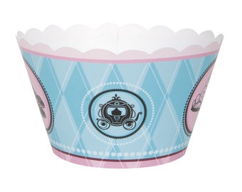 Sprookjesprinses Cupcakepapiertjes - 12ct