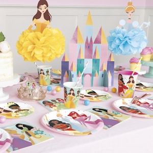 Disney-prinses verjaardagsfeestartikelen | Disney-prinsesdecoraties | Disney-prinsesballonnen