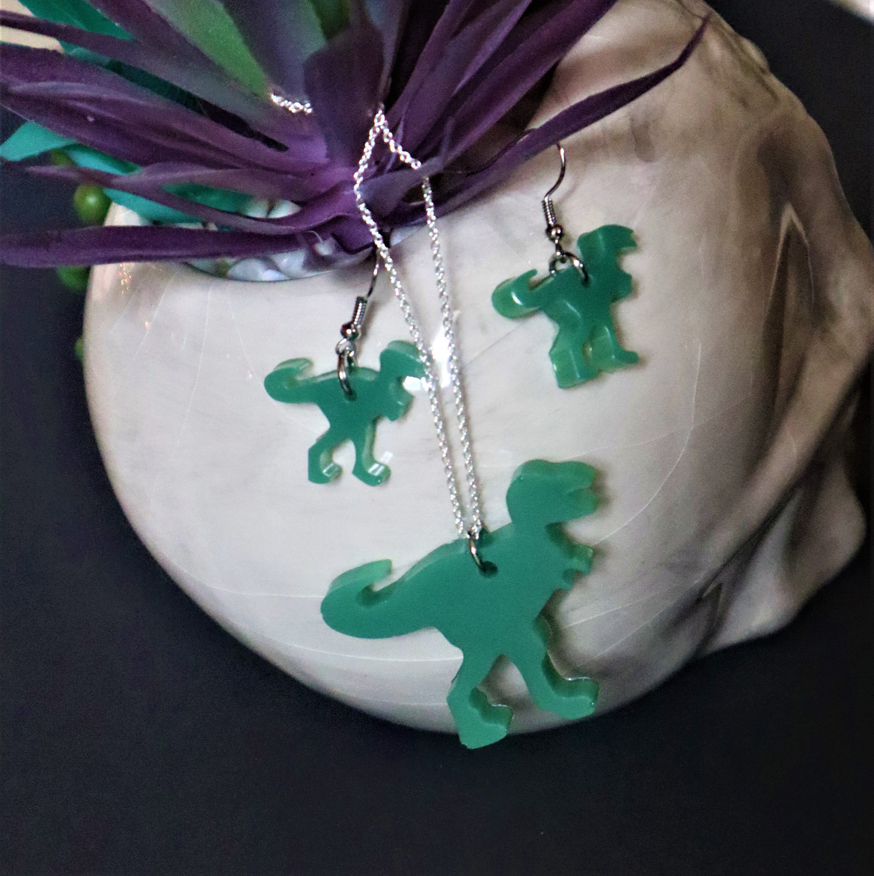 Dinosaur Jewelry Etsy