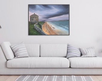 Original Mussenden Temple Art Painting - Hannah Elliott