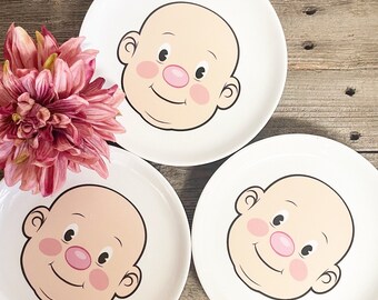 Collectible Food and Friends Mr Food Face - Food Fun Dinnerware Plates