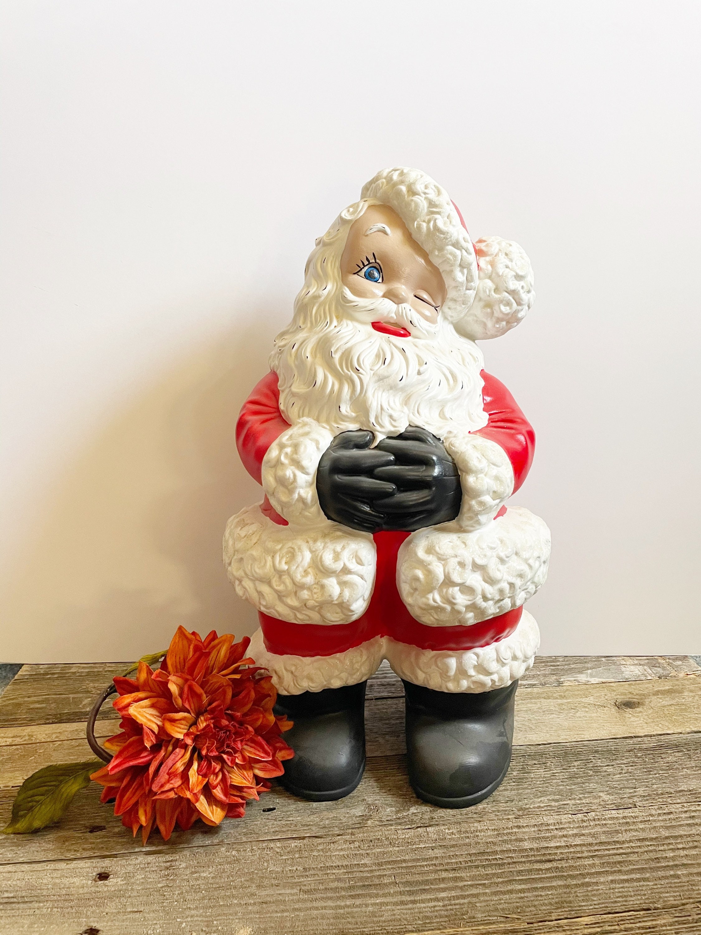 Vintage 21 Ceramic Santa Ceramic Mold circa 1970s No Etsy