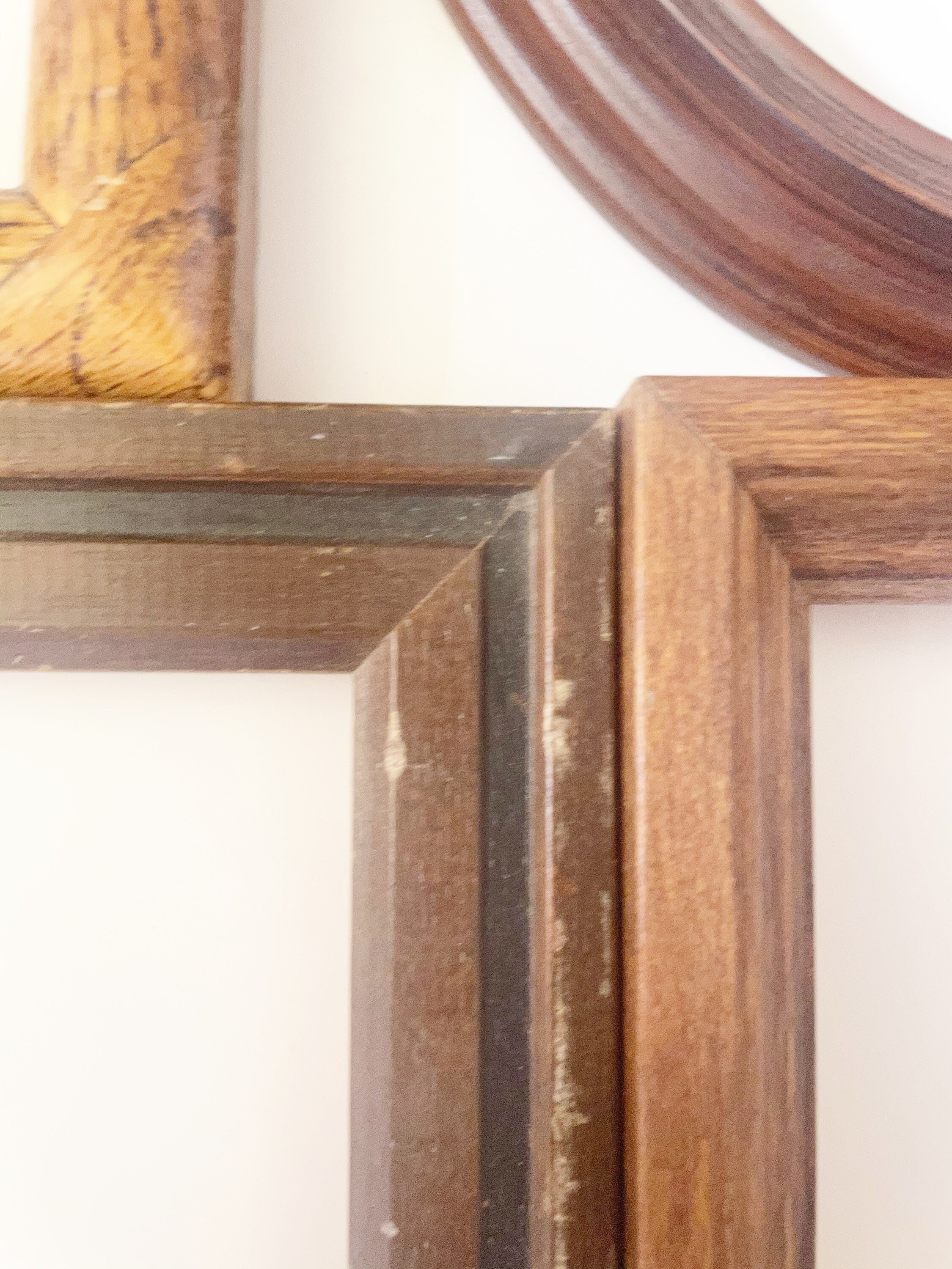 Vintage Wood Frames with no glass Assorted set of 6 Picture Etsy