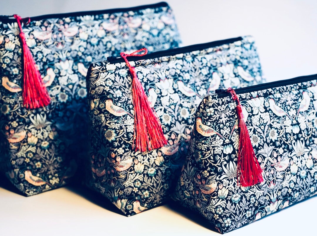 Handmade With Liberty of London Fabric, Cosmetic Bag, Make up Bag ...