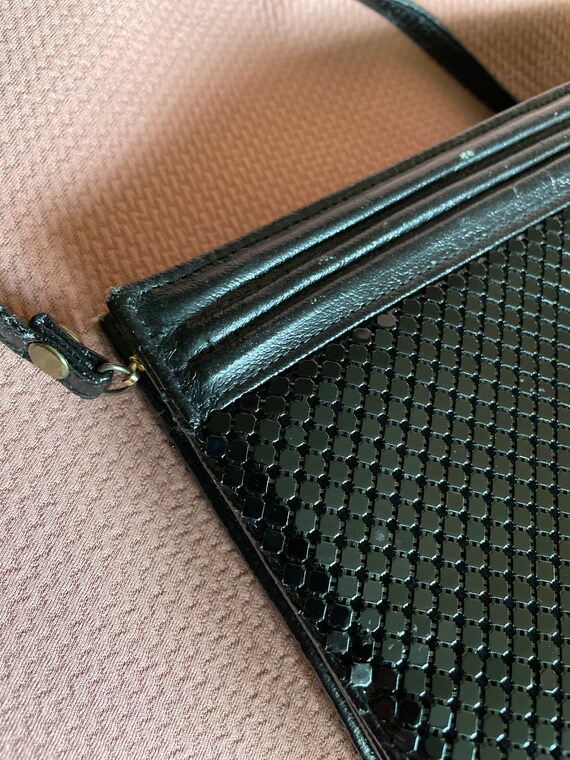Black Metal Mesh Bag/Clutch by Whiting & Davis Gem
