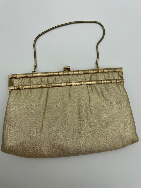 Mardane Gold Lamé Purse