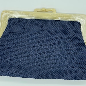 Blue Woven Axiom Clutch