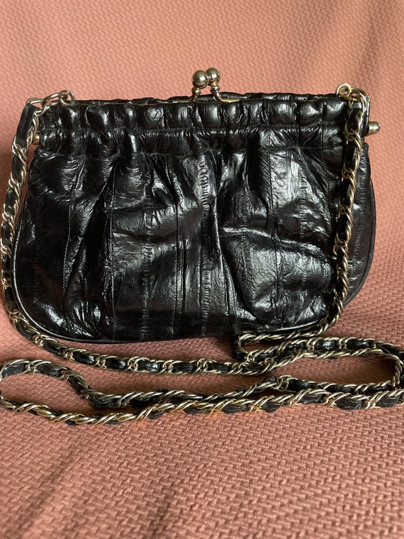 Authentic Genuine Real Cognac Eelskin