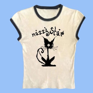 Mazzy Star Baby Tee, Y2k Clothes, Summer Top