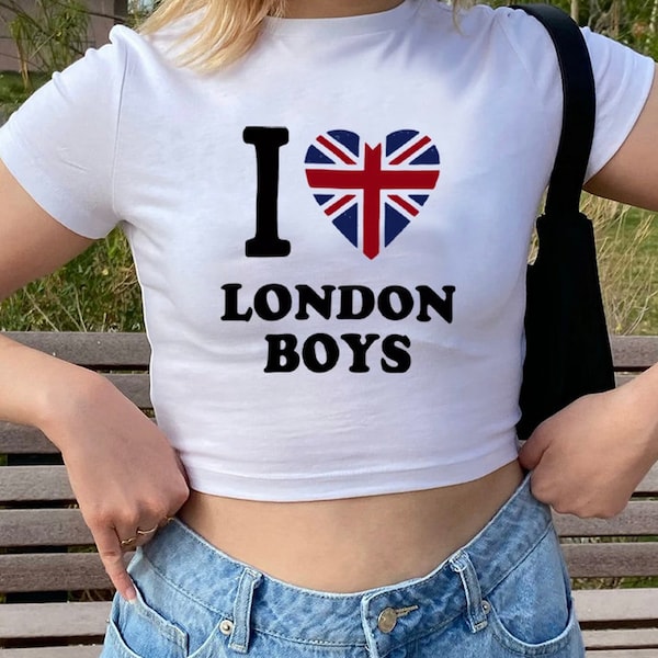 T-shirt bébé garçon I Love London, vêtements de l'an 2000, haut d'été