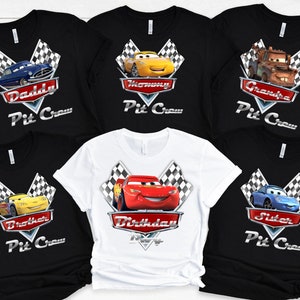 Mcqueen Birthday Shirt, Cars Birthday Boy Shirt, Family Matching Shirts, Lightning Mcqueen Shirt, Disney Race Car Birthday Shirt