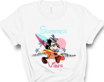Mickey Zomer Beach Shirt, Disney Zomer, Shirt, Mickey Zomer Shirt, Mickey Mouse Beach Boys Shirt, Mickey Surfen Shirt, Beach Party Shirt