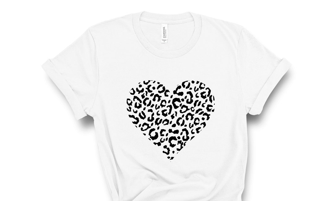Leopard Heart Long Sleeve Tee main image 0