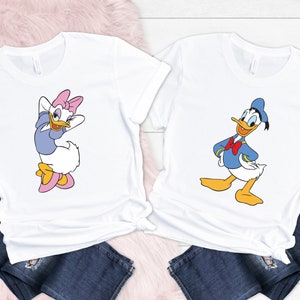 Donald Duck Shirt, Daisy Duck Shirt, Disney Donald Duck Shirts, Valentines Day Gift For Couple, Donald Duck T-Shirt, Funny Shirts For Couple