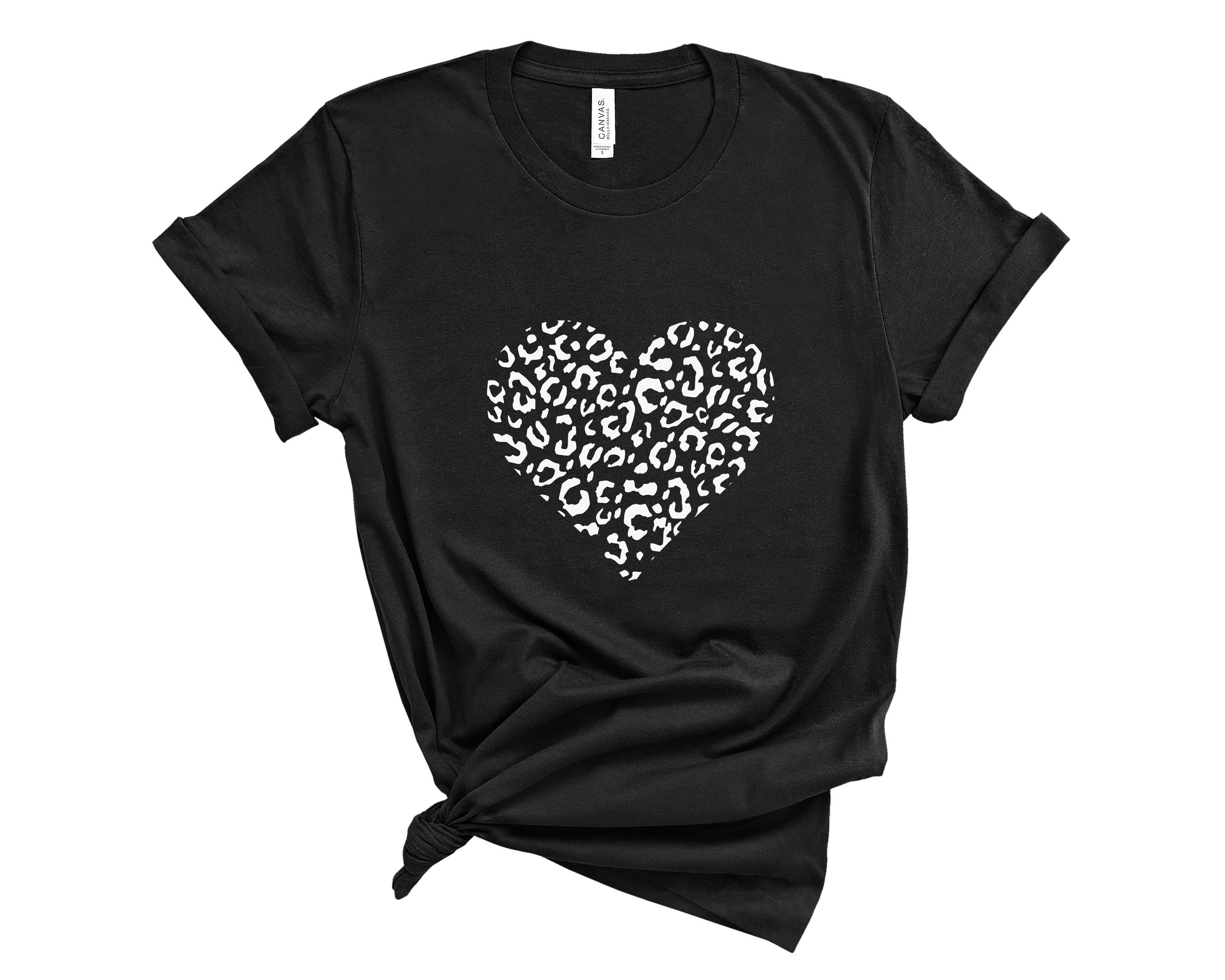 Leopard Heart Long Sleeve Tee main image 1