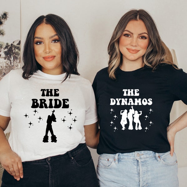 Camisas Bride And The Dynamos, Camisas Mamma Mia Bachelorette Party, Donna And The Dynamos Shirt, Camisas Bridal Party, Bride Bachelorette Tee