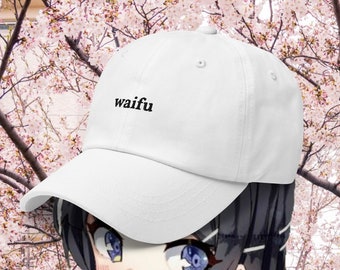 Waifu-hatt - Minimalistisk pastell - Söt Otaku-present till din Waifu - Anime-merchandise med japansk E-Girl-estetik
