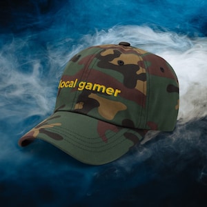 Local Gamer Minimalist Baseball Cap - Gift for Gamer - Video Game Hat - Streamer Geek Clothing