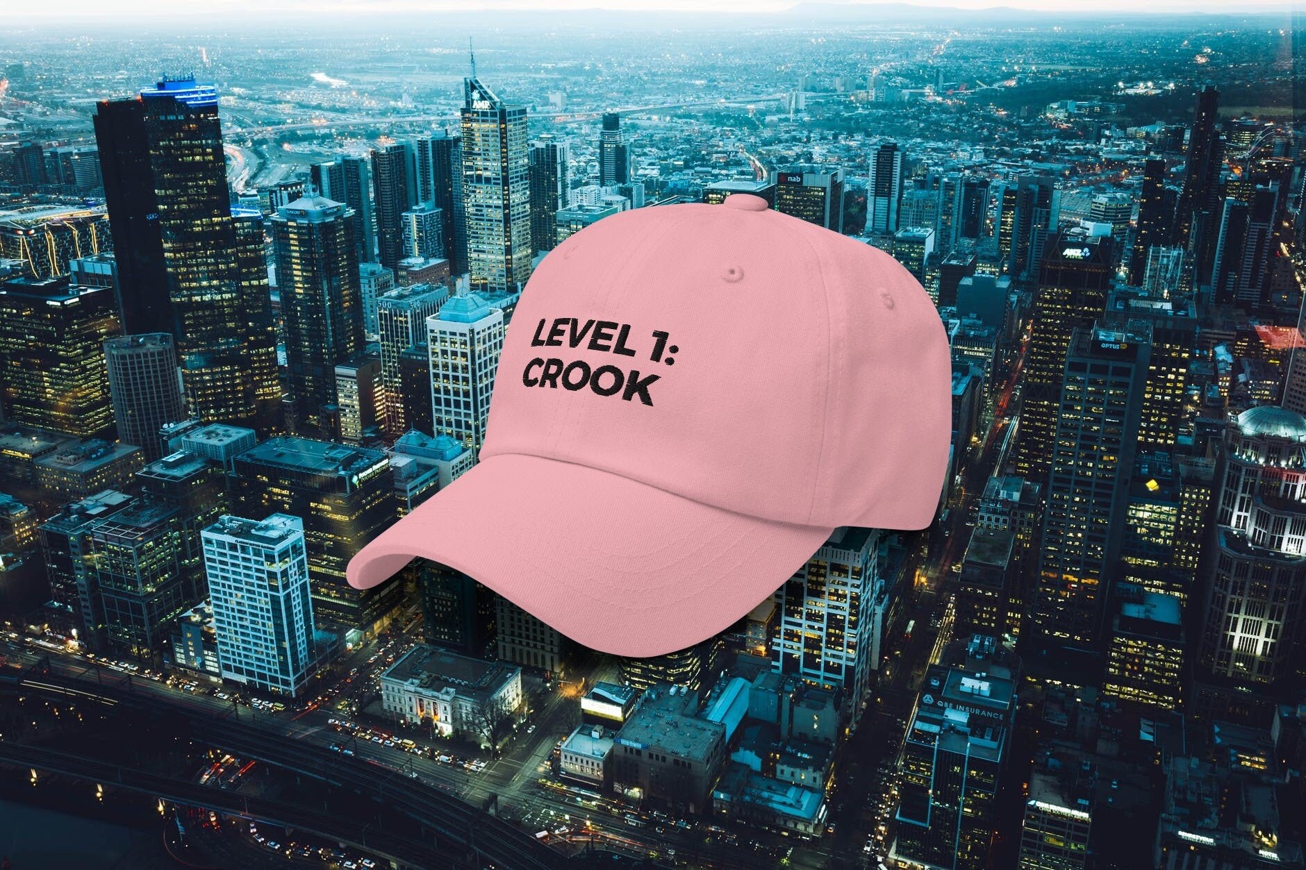Level 1: Crook Embroidered Dad Hat Meme Gift Zoomer Humor - Etsy Sweden