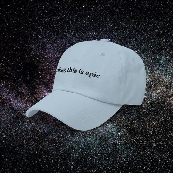 Okay This is Epic Minimalist Meme Dad Hat for Ben Shapiro Gamers, Funny Tweet Hat, Streamer Cap, Gen Z Gift, Teen Gift, Gamer Girl Aesthetic