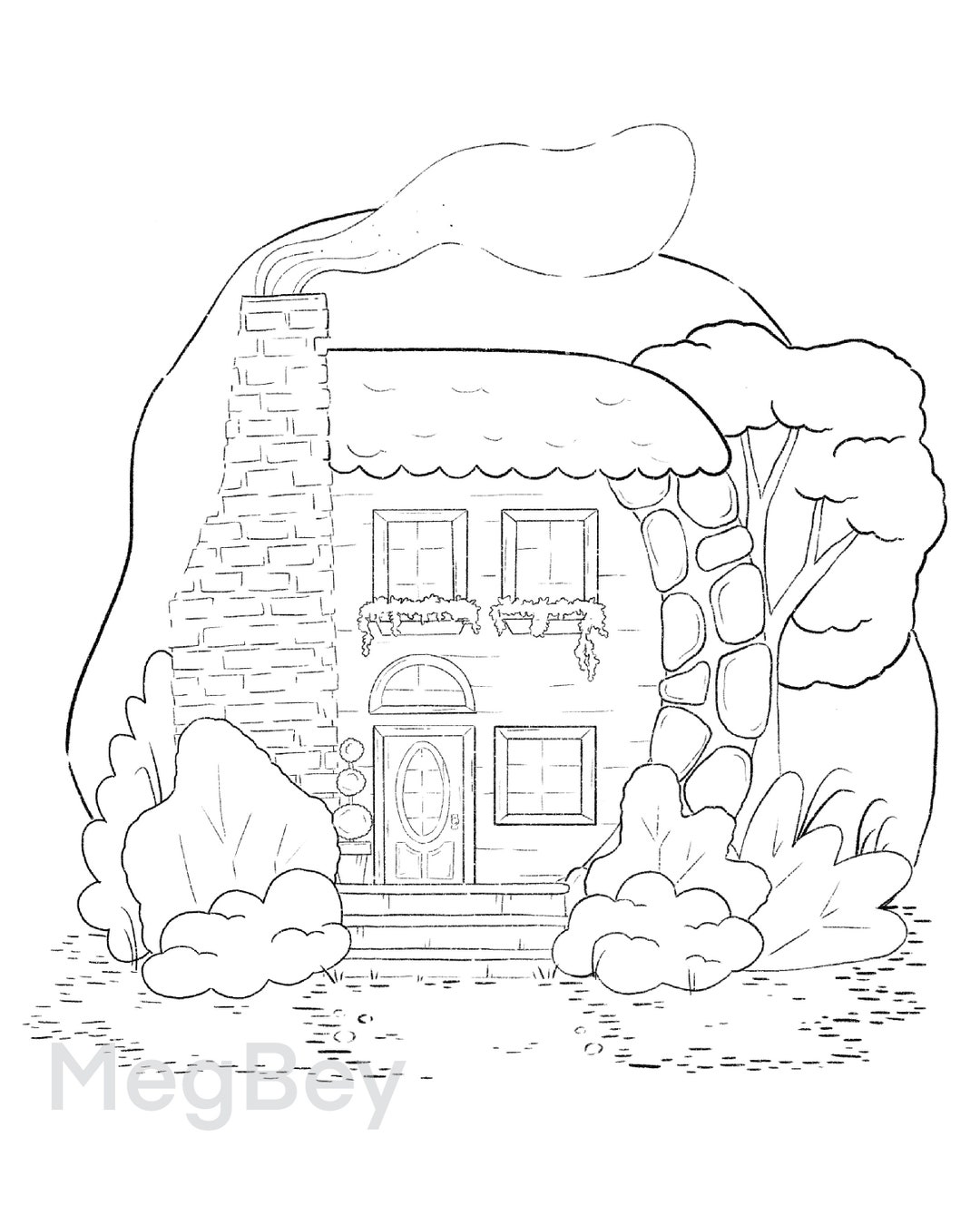 Letter D Coloring Page | Digital Download - Etsy