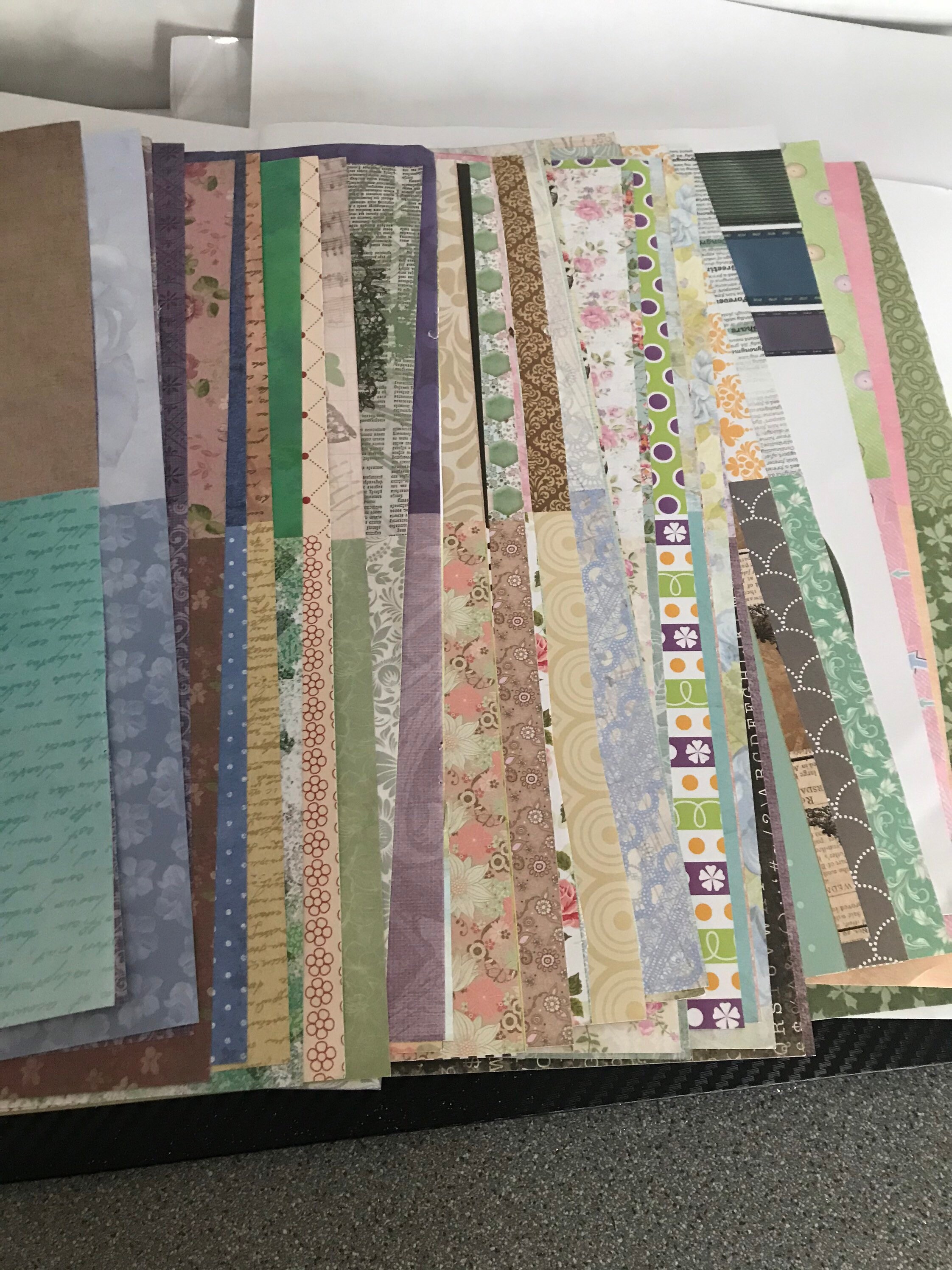 Double sided beautiful printed card stock about 45 A4 cards Etsy