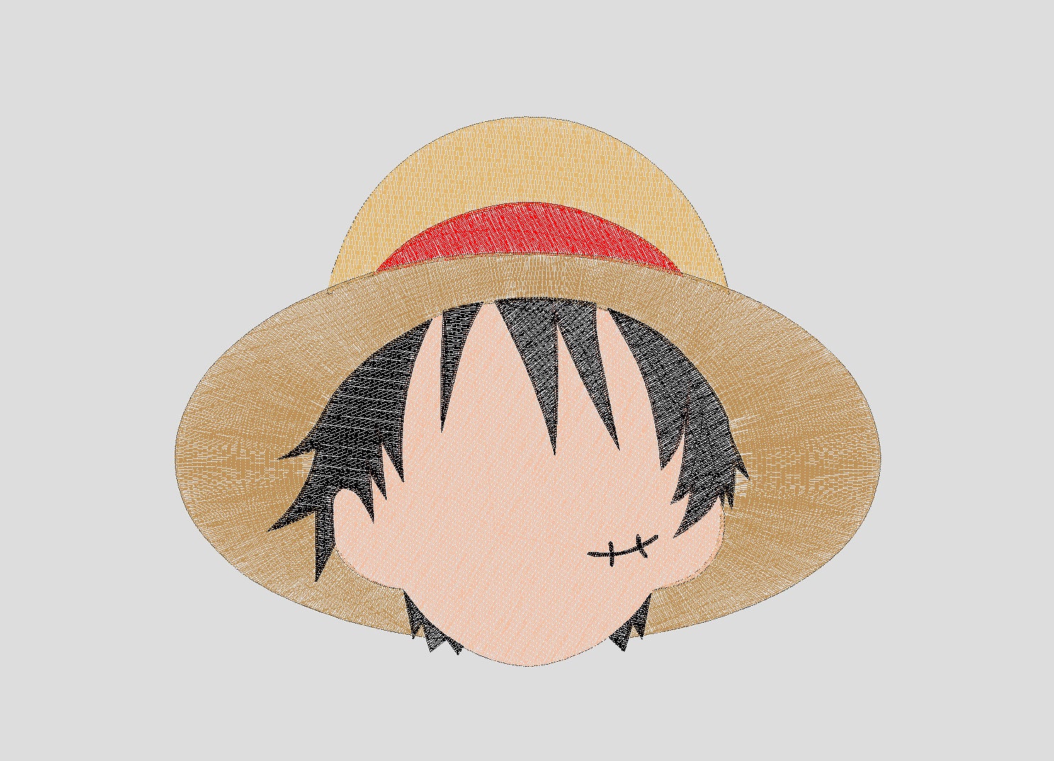 anime embroidery shirt