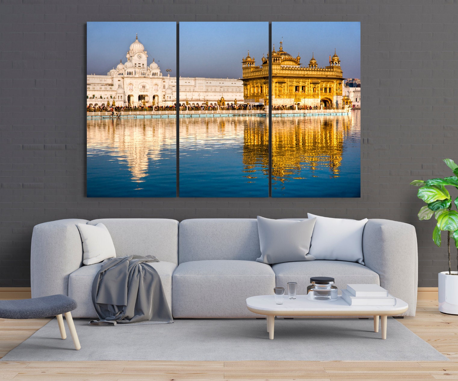 Golden Temple Art Canvas Print Amritsar Art Sikh Gurdwara | Etsy