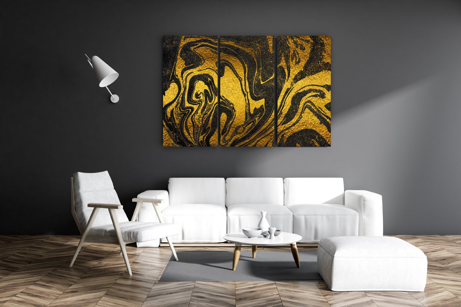 Luxury Gold Abstract Wall Decor Abstract Drawing Acrylic Art Etsy