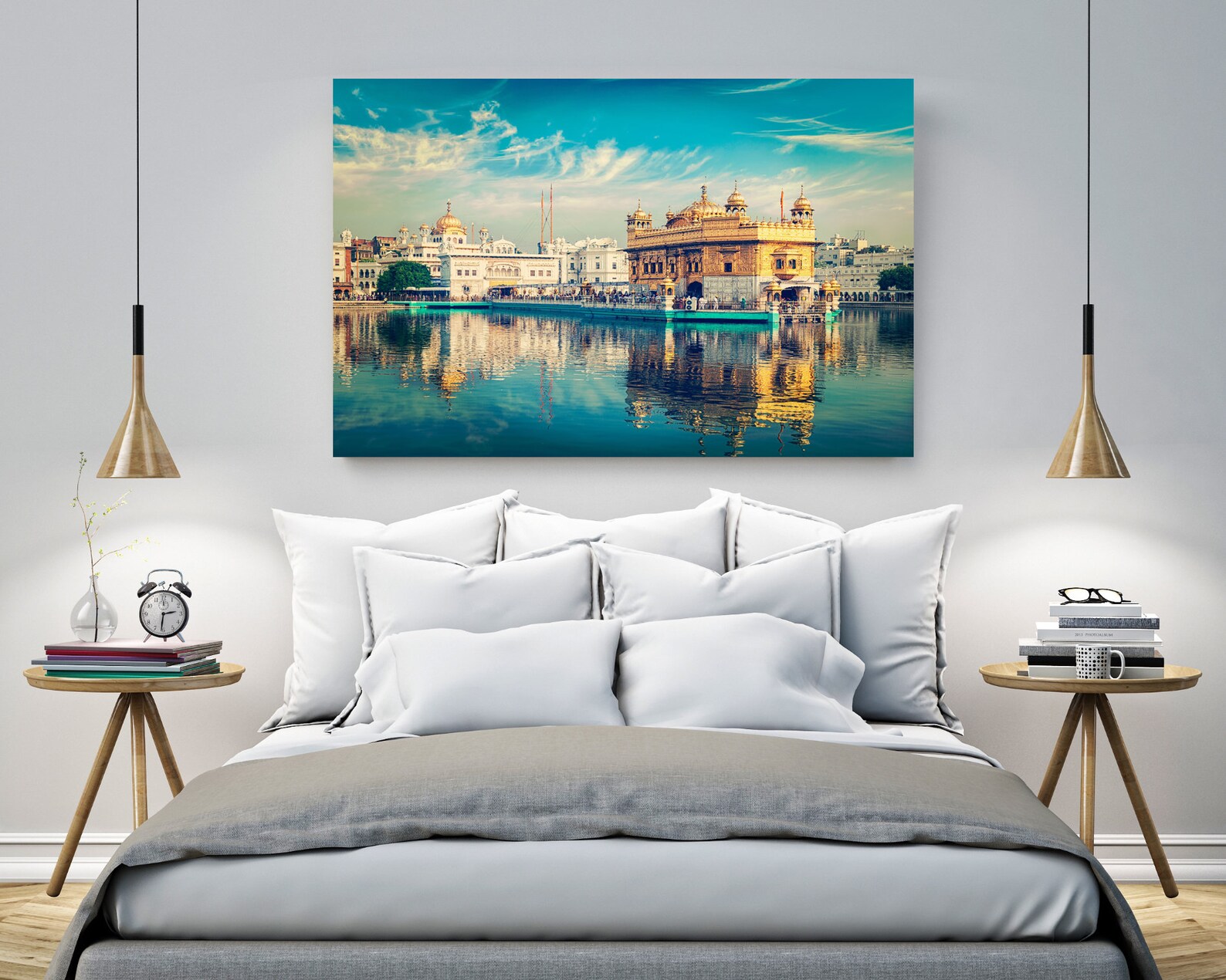 Golden Temple Art Canvas Print Amritsar Art Sikh Gurdwara | Etsy