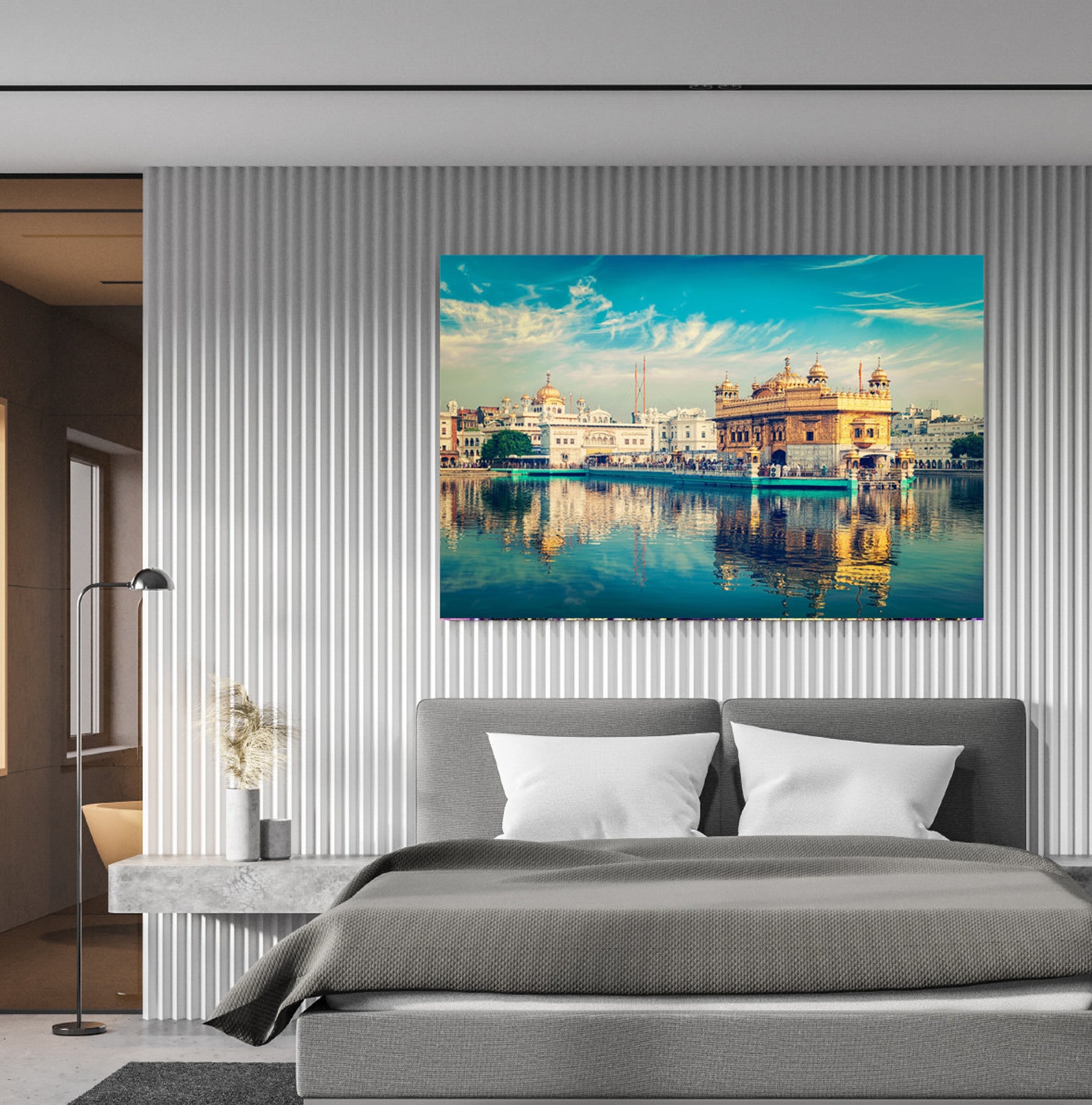 Golden Temple Art Canvas Print Amritsar Art Sikh Gurdwara | Etsy