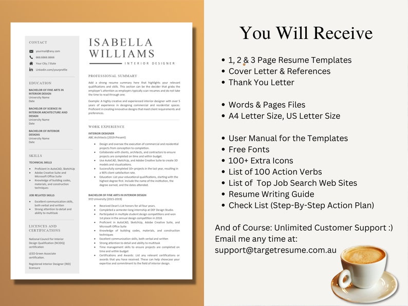 Interior Designer Cover Letter Example and Template - Indeed