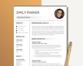 Modern Template with Photo, Resume Template with Photo, CV with Photo, Resume Template for Word and Pages, CV Template with Photo
