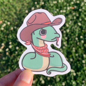 Westerncowboy slang sticker/leuke grappige wilde westen kawaii esthetische laptop waterfles sticker voor Texas Utah angsty cool tiener tiener cadeau