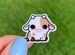 10 Pack Cow Mini Sticker Flakes / Tiny Cow Stickers to Fill Gaps on Water Bottles / Small Farm Aesthetic Decorative Planner Sticker Pack 