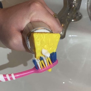 Spongebob Zahnpasta Topper