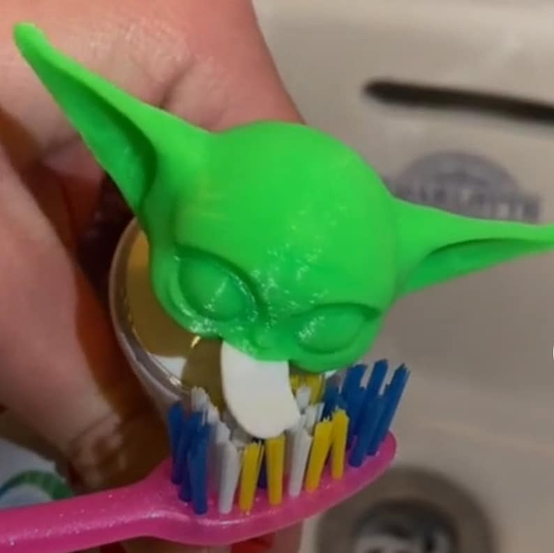 Baby Yoda/ Grogu Toothpaste Topper Etsy