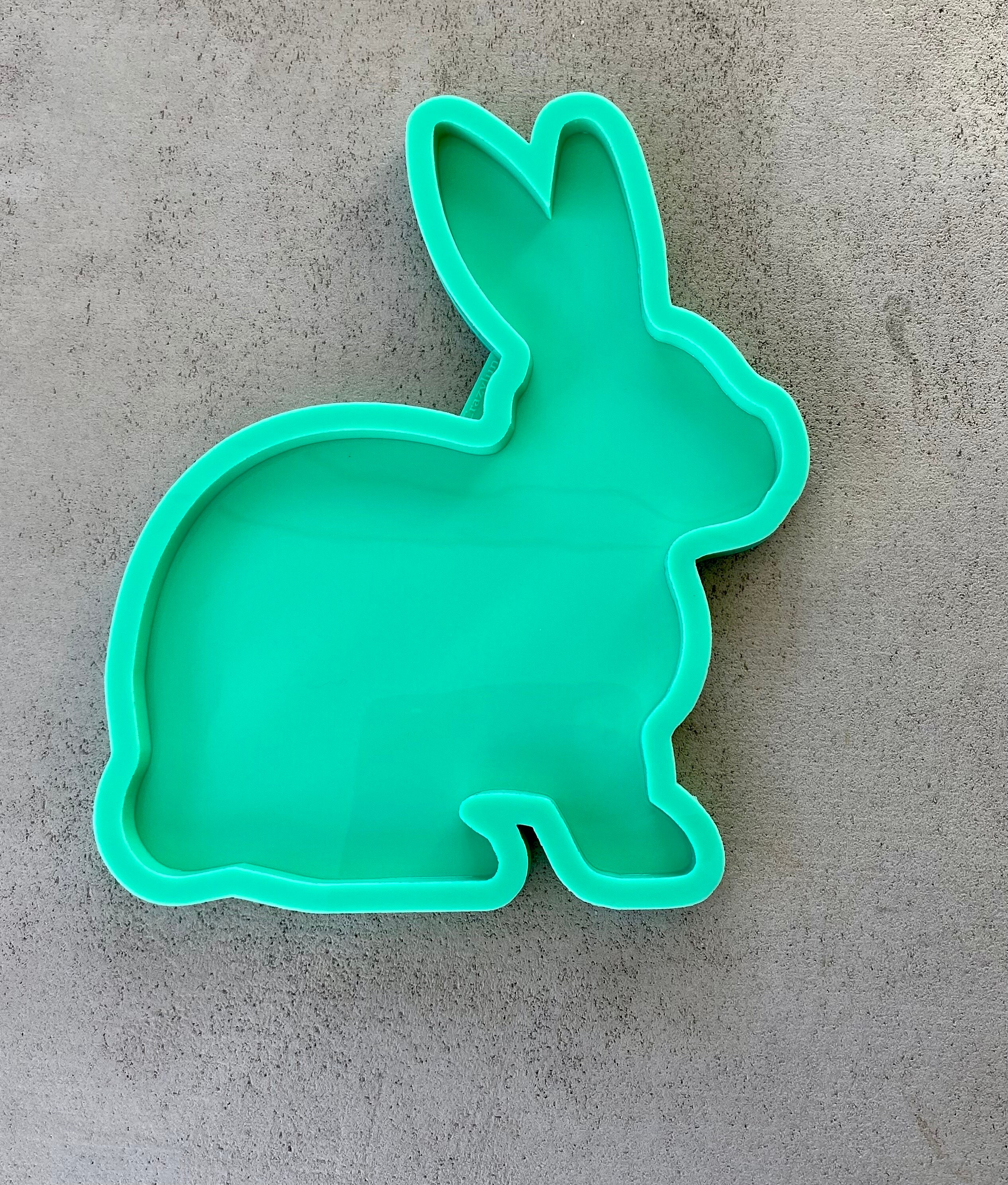 Epoxy Cast Rabbit Silicone Mold Rabbit Sitting Large Resin, Casting Mold, Epoxy Resin ...