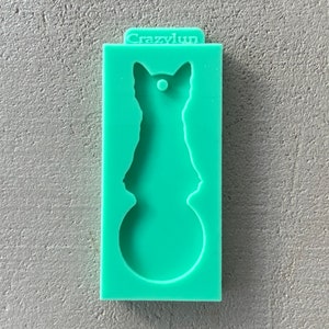 Shopping Cart Remover Cat Mold Casting Mold Resin Epoxy Epoxy Resin Silicone Mold Cart Releaser